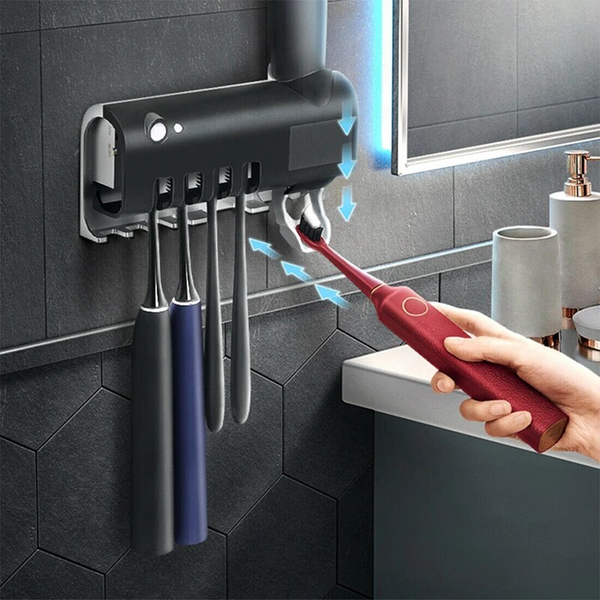 Automatic toothbrush holder