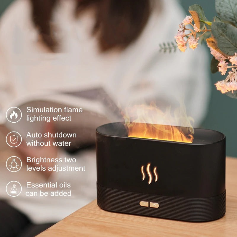 Flame shaped humidifier