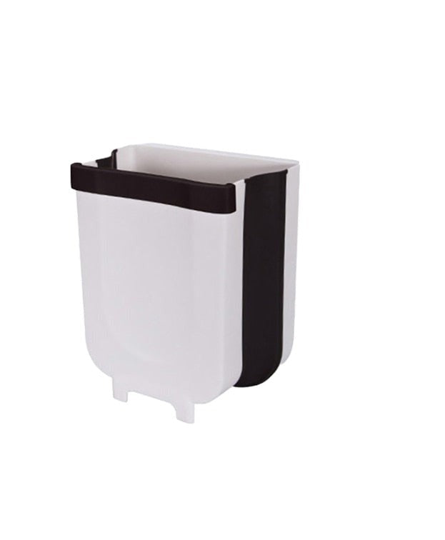 Retractable Multi-Purpose Trash Bin with Garbage Bag Holder