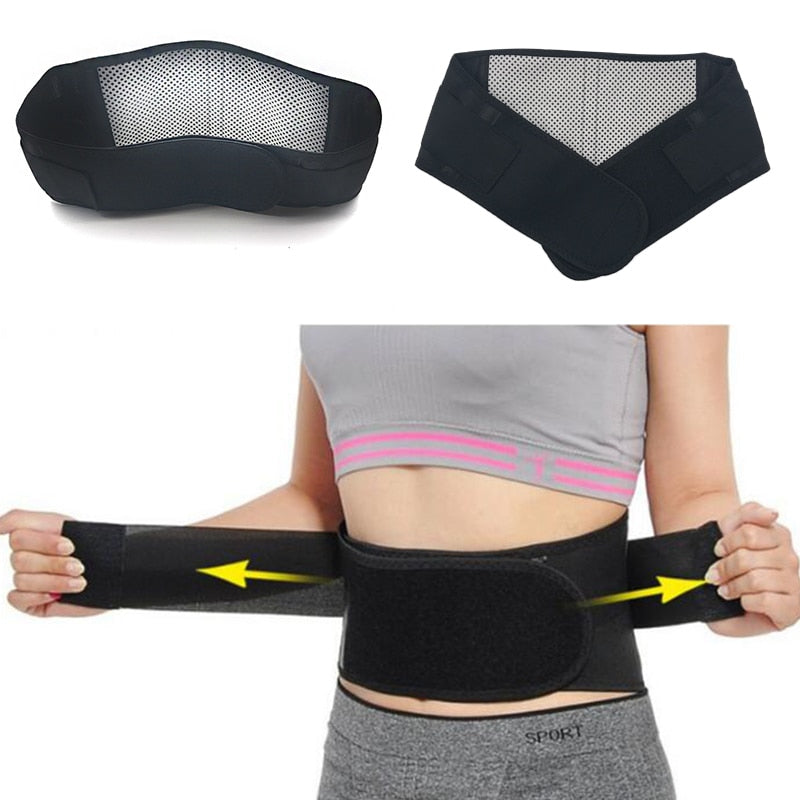 Tourmaline Belt - Self-heating Magnetic Therapy for Pain