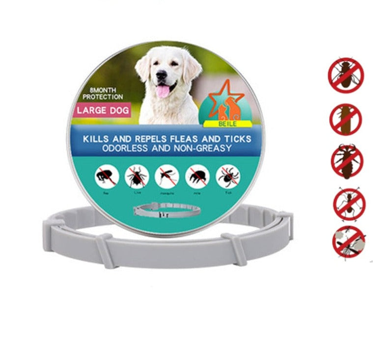 Extendable flea collar for pets