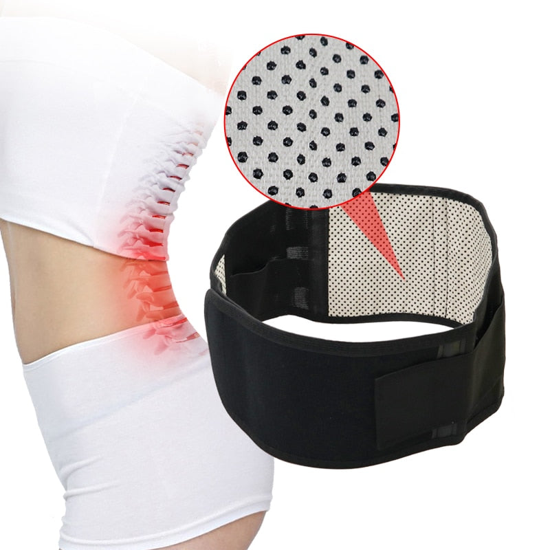 Tourmaline Belt - Self-heating Magnetic Therapy for Pain