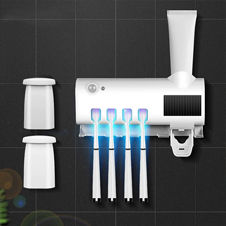 Automatic toothbrush holder