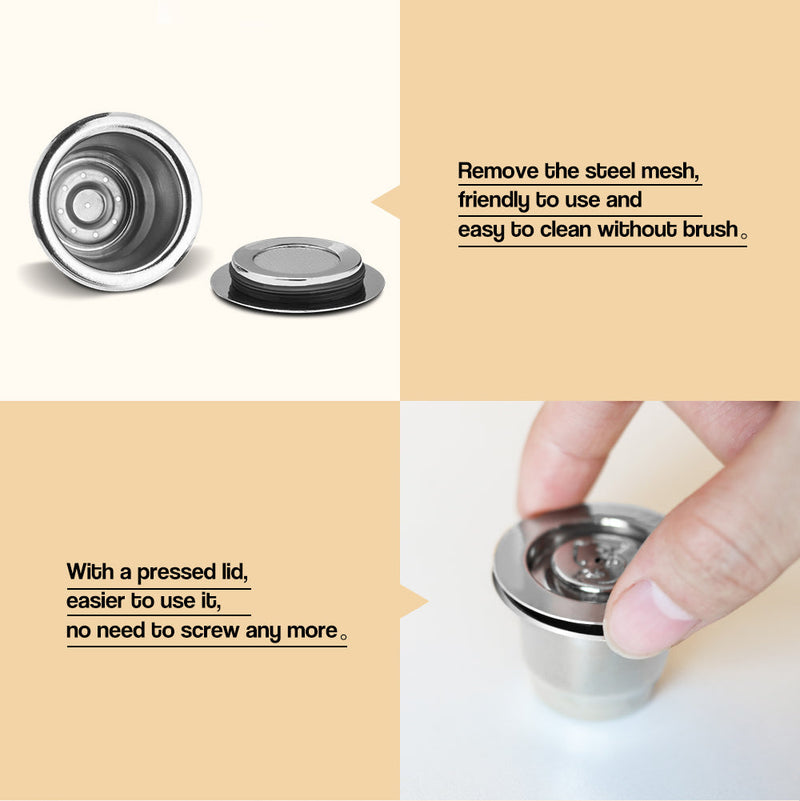 Reuseable Coffee Capsule For Nespresso