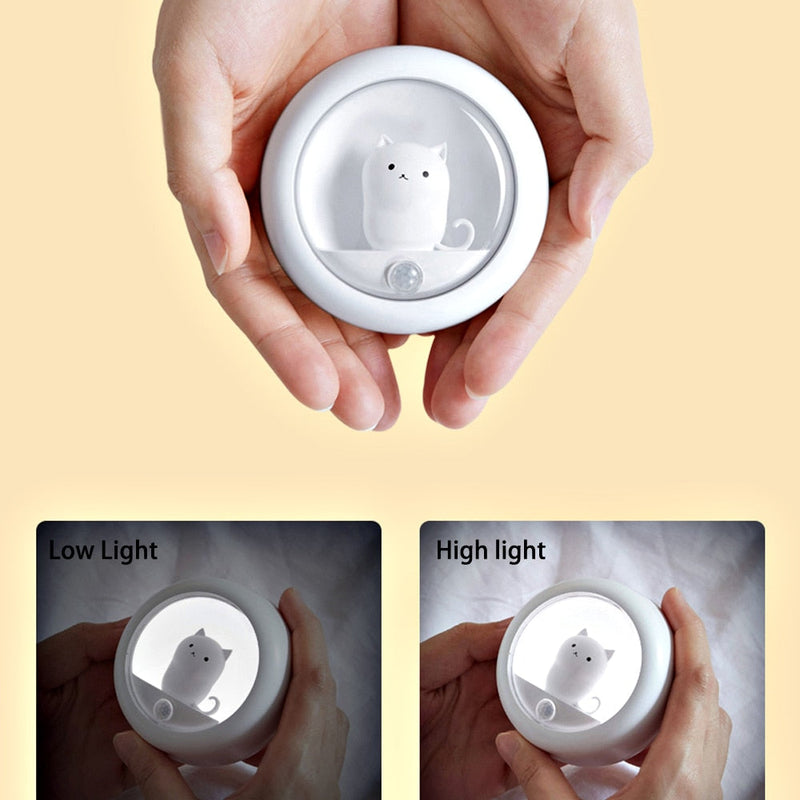 Cat Night light with motion sensor