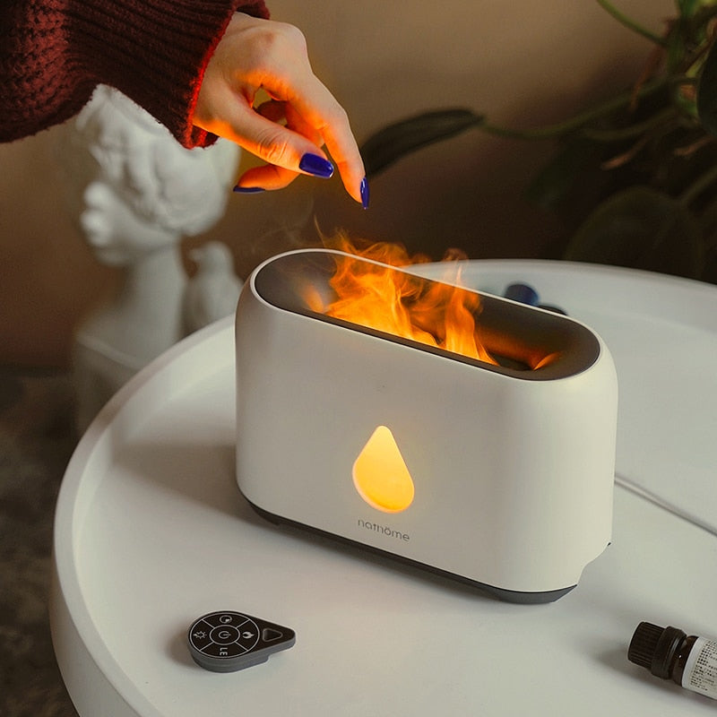 Flame shaped humidifier