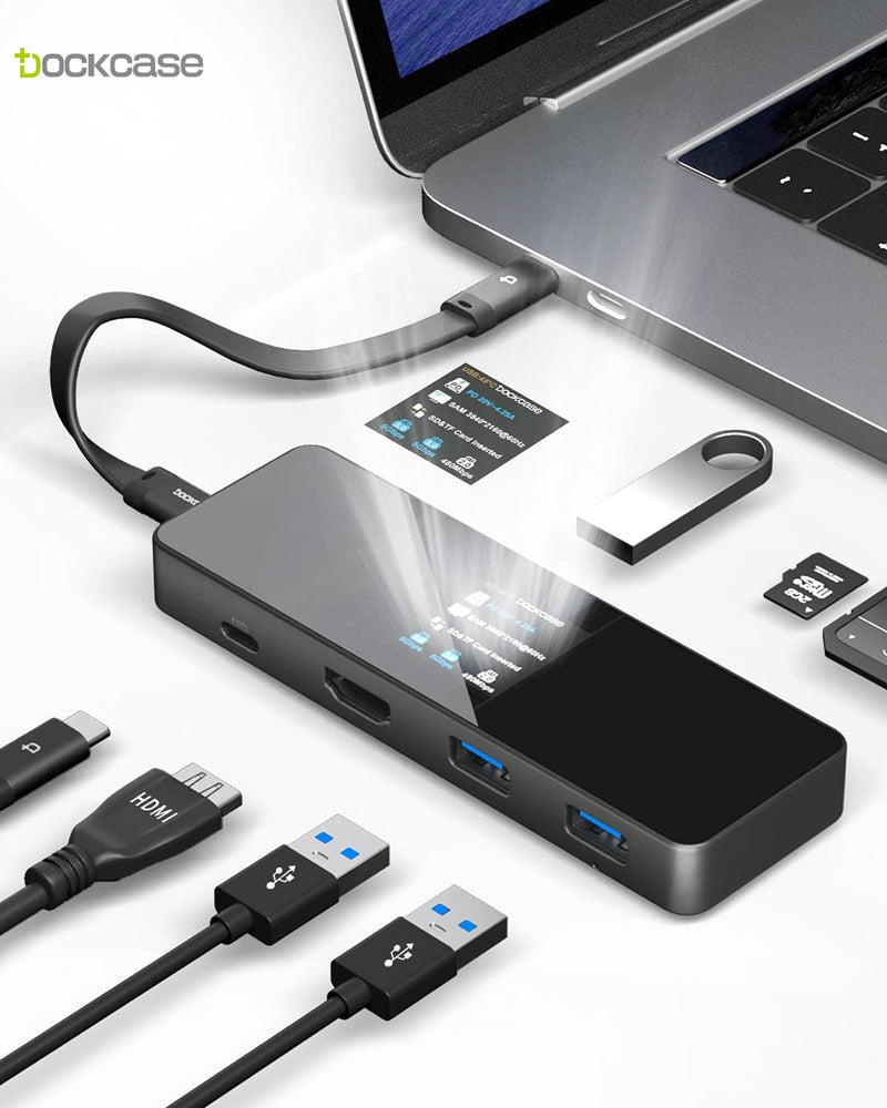 DockCase Visual USB Hub 7 in 1